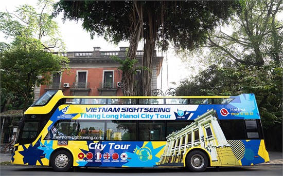 city tour Hà Nội xe bus 2 tầng